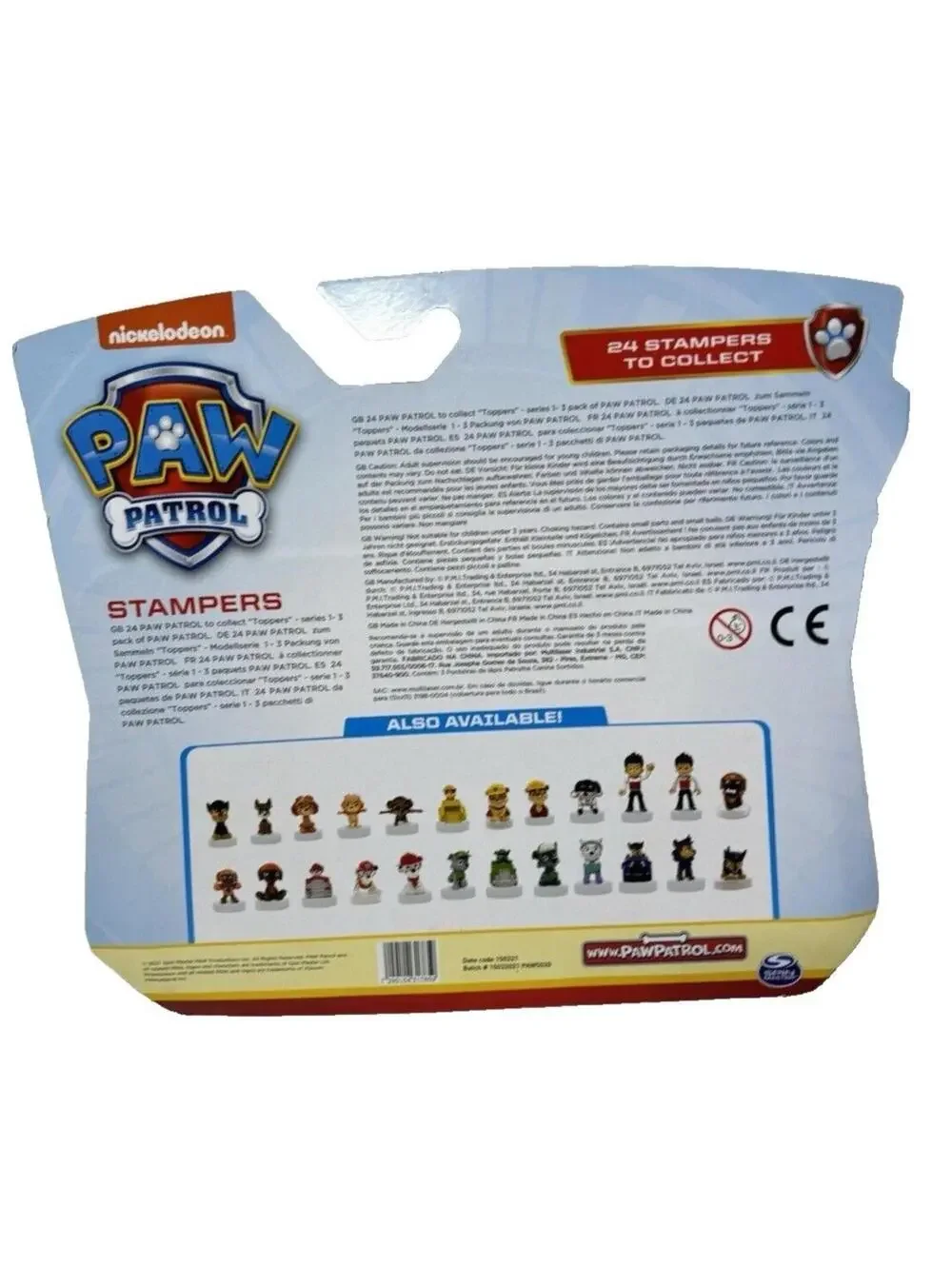 Paw Patrol 3-Pack Skye, Rubble & Chase Stampers – Nickelodeon Activity & Art Set